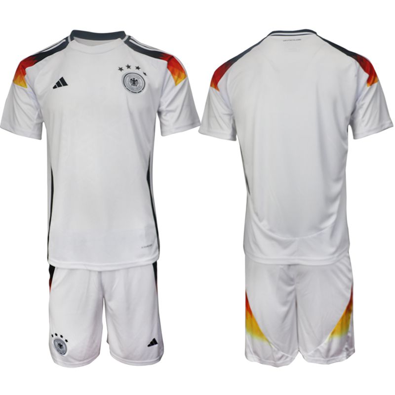 Men 2024-2025 Season Germany home white Blank Soccer Jersey